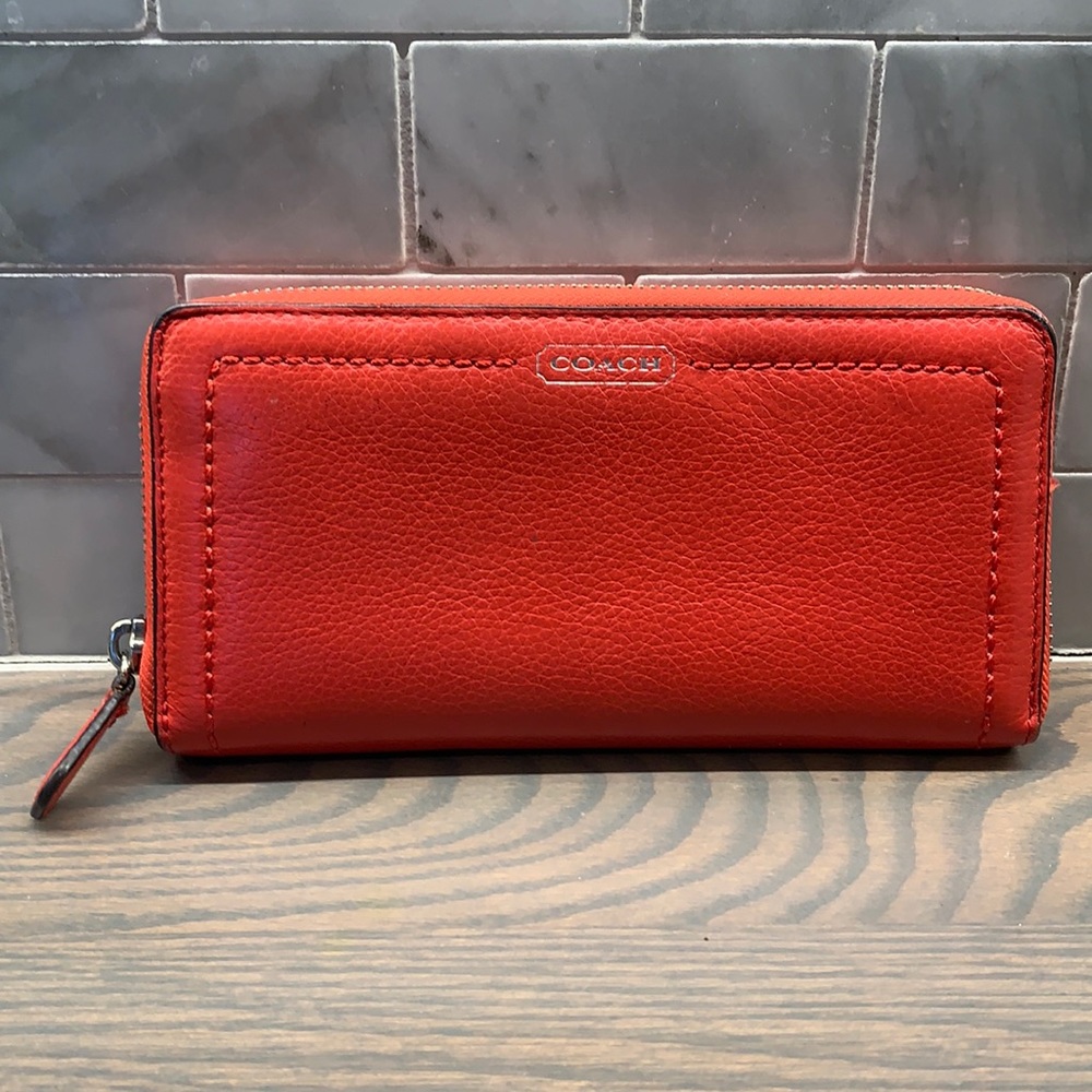 Coach leather wallet